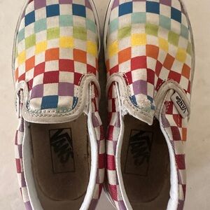 Vans Red and Orange Sneakers Classic Canvas Low-Top